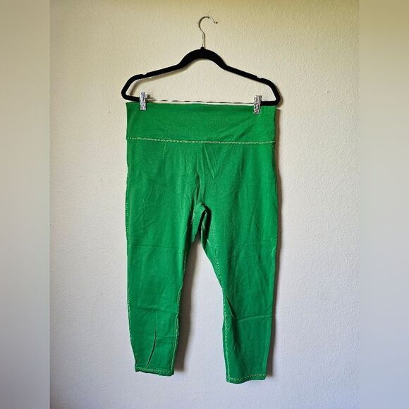 Fabletics Trinity Motion 365 High-Waisted Leggings Green Size 2X - Picture 2 of 7